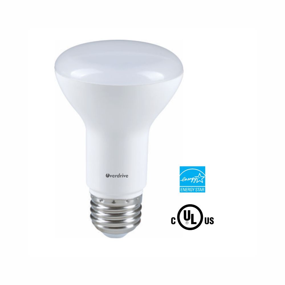 640 6.5W 5000K R20 Dimmable Daylight LED Light Bulb - Pack of 6