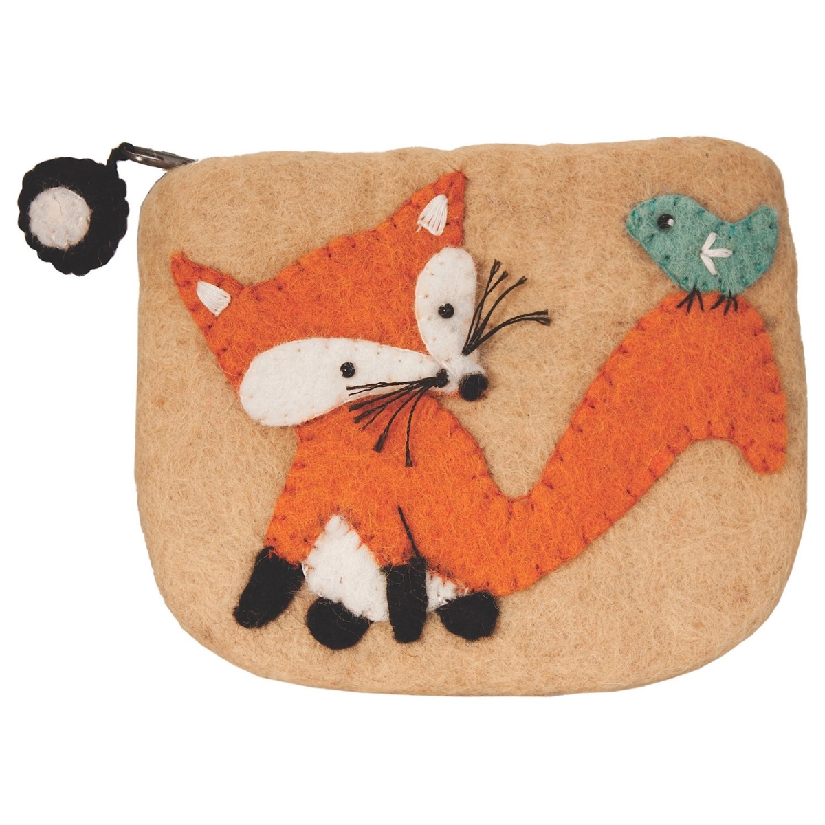 Felt Fox Coin Purse