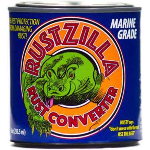RZMG-4059 16 oz Marine Grade Rust Pint Converter & Remover, Black