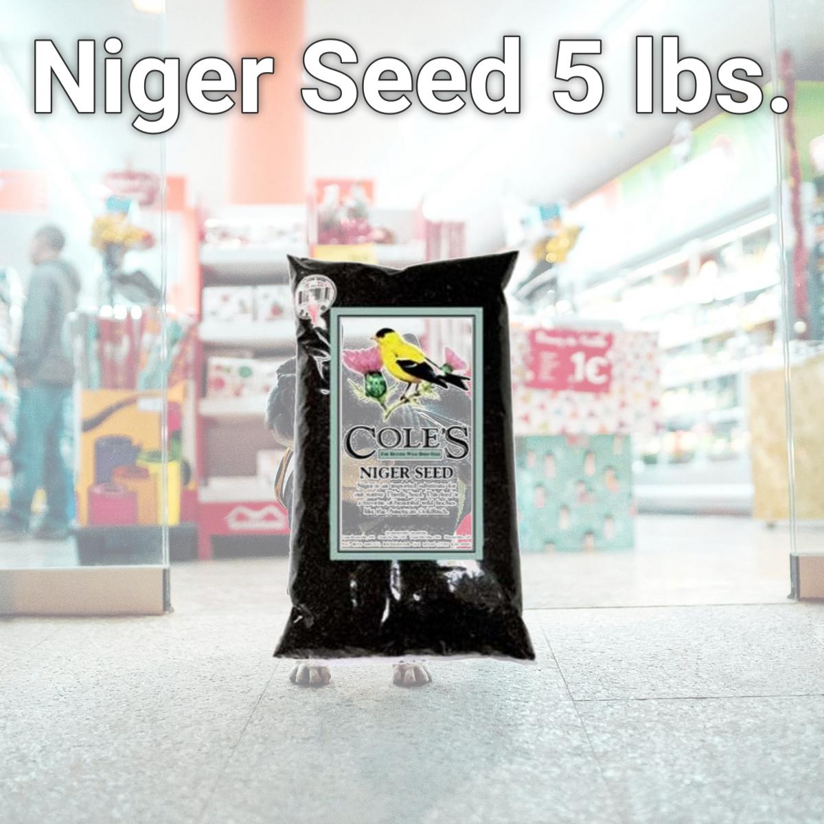 Picture of Coles Wild Bird Products Co COLESGCNI05 Niger Seed 5 lbs.