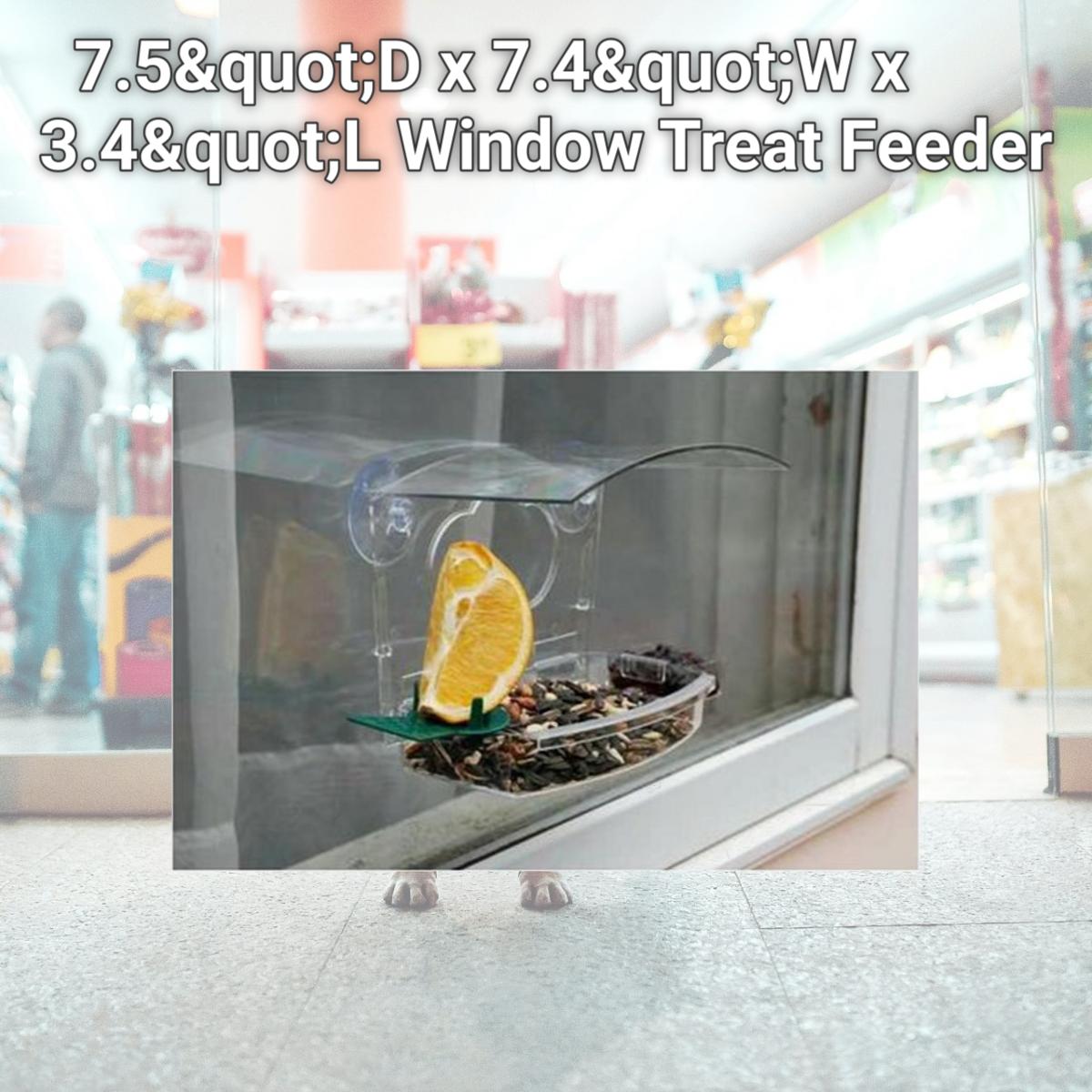 Picture of Woodlink WLNAWFDR 7.5&quot;D x 7.4&quot;W x 3.4&quot;L Window Treat Feeder