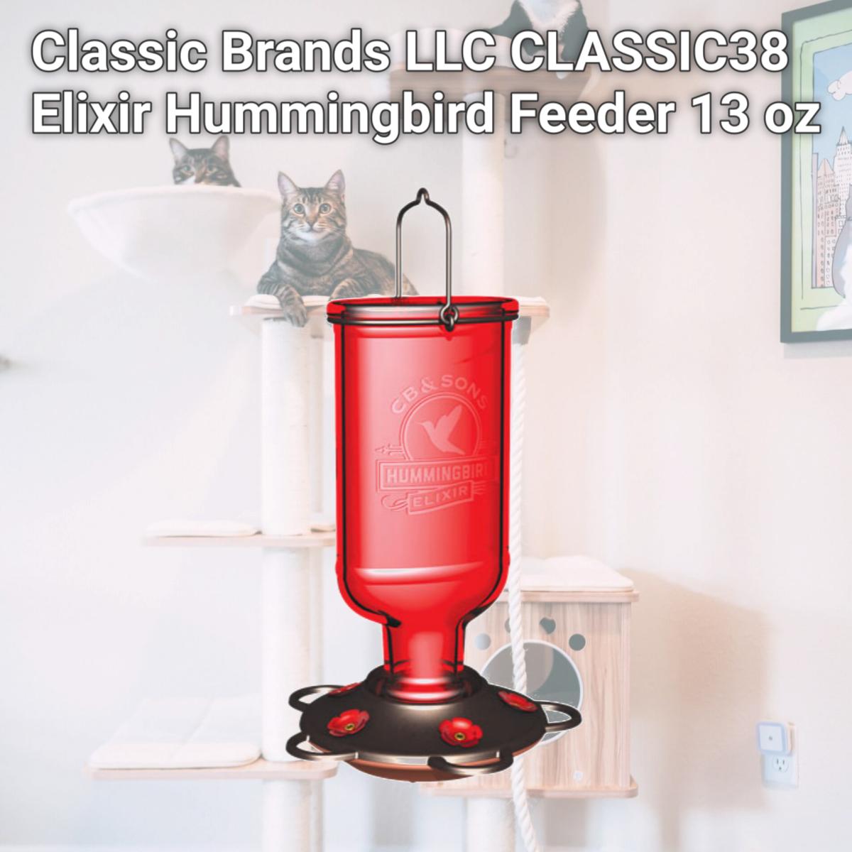 Picture of Classic Brands LLC CLASSIC38 Elixir Hummingbird Feeder 13 oz