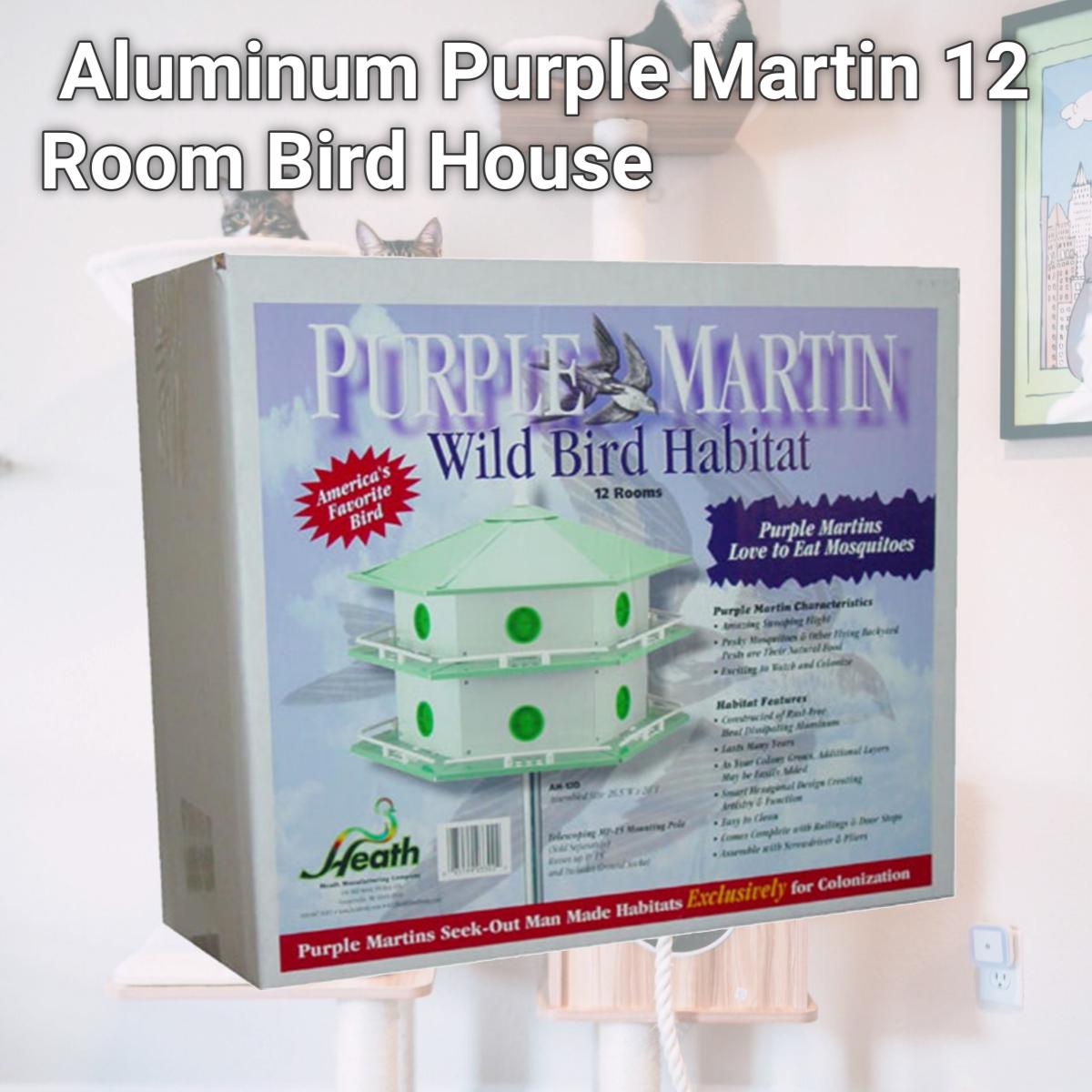Picture of Heath Aluminum Purple Martin 12 Room Bird House