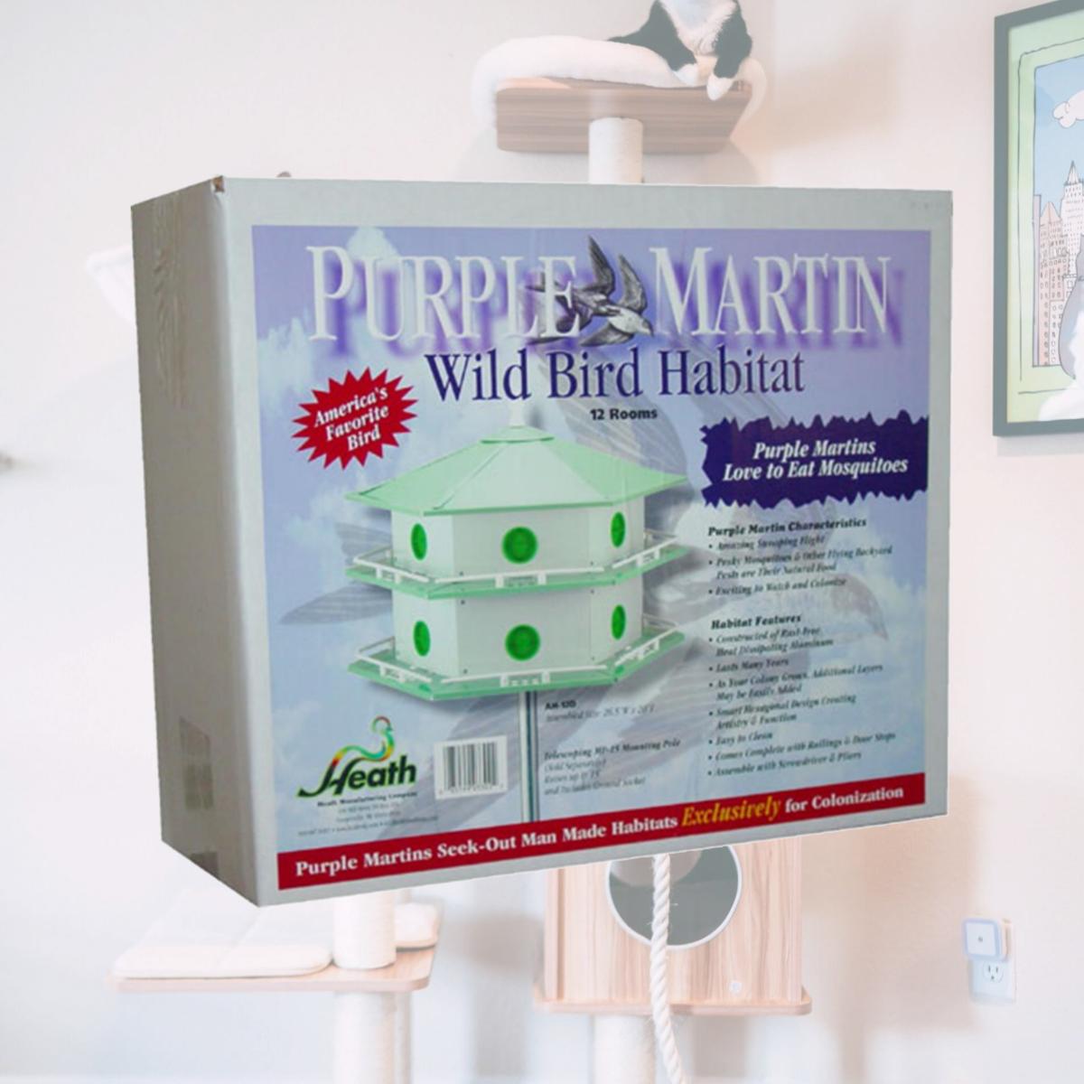 Picture of Heath Aluminum Purple Martin 12 Room Bird House