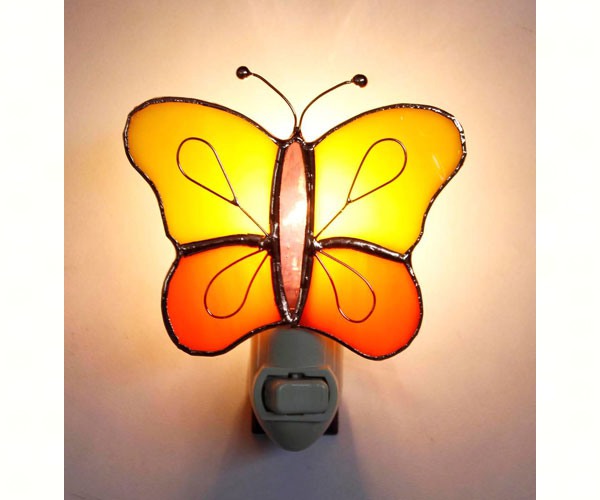 Picture of Gift Essentials GE254 Butterfly Nightlight - Yellow & Orange