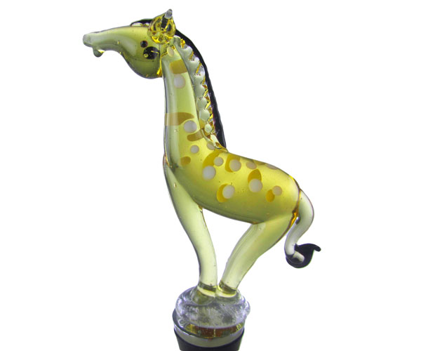 Picture of Zees Creations 14305 Glass Wine Bottle Giraffe