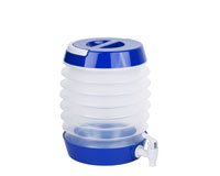 Picture of Zees Creations TG3208 Thirzt 2 Go Collapsible Dispenser - Blue and Gray, Size 5.5 in.