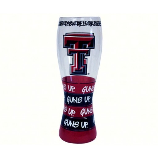 Picture of Jenkins JENKINS12973 Pilsner Glass - Texas Tech Red Raiders