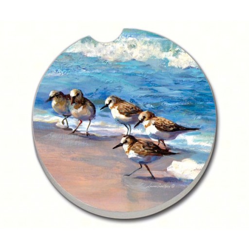 Picture of Counter Art CART08608 Sandpipers Car Coaster