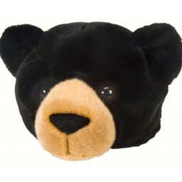 Picture of Wild Republic WR10100 Plush Hat Black Bear