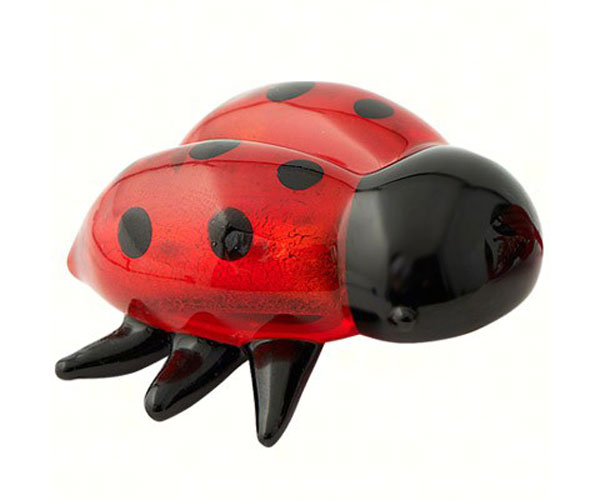 Picture of LS Arts MA-057 Milano Art Glass Animals-Ladybug