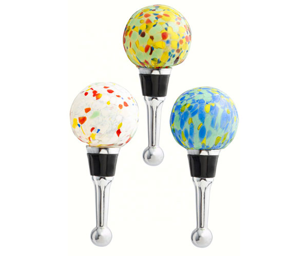 Picture of LS Arts BS-419 Bottle Stopper - Speckled Ball