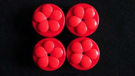 Picture of Nectar Dots NDRR100 Red On Red Dots Bulk Pack - Pieces Of 100