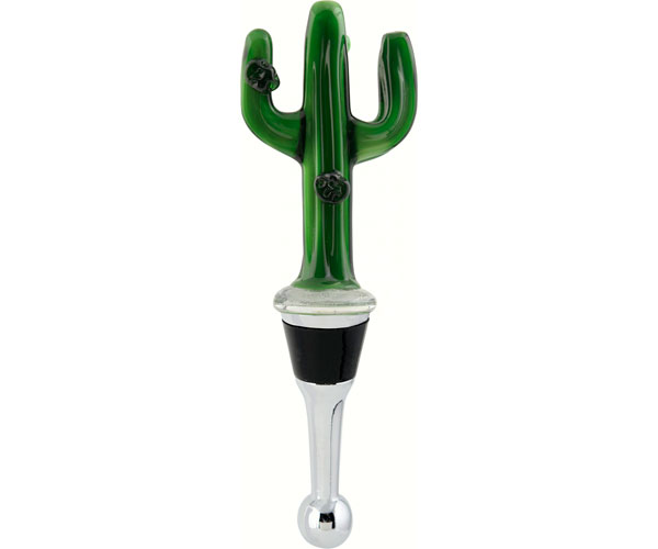 Picture of LS Arts BS-191 Bottle Stopper - Cactus&#44; Green