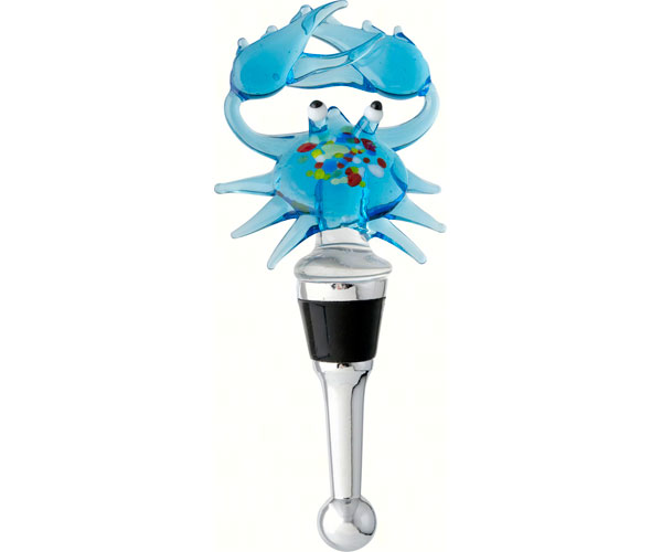 Picture of LS Arts BS-327 Bottle Stopper - Blue Crab