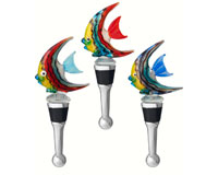 Picture of LS Arts BS-358 Bottle Stopper - Angelfish 