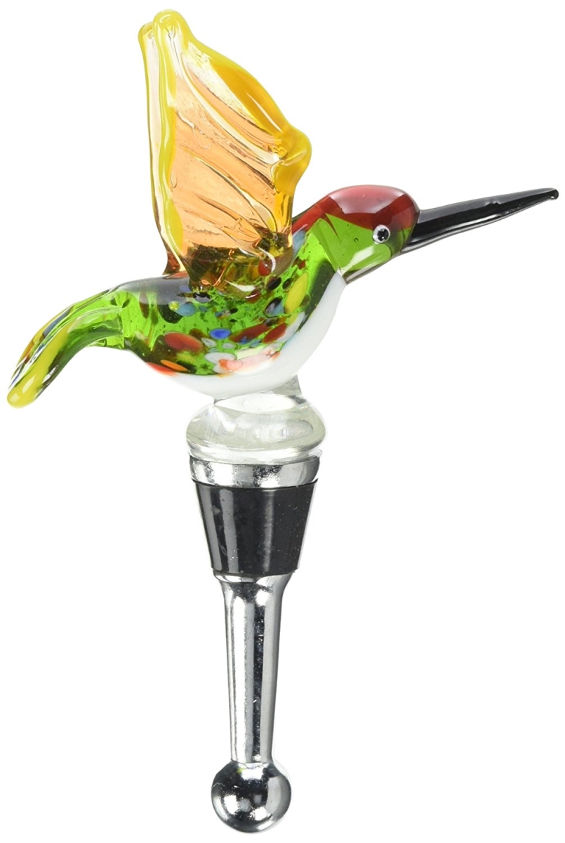 Picture of LS Arts BS-400 Bottle Stopper - Spring Humming Bird