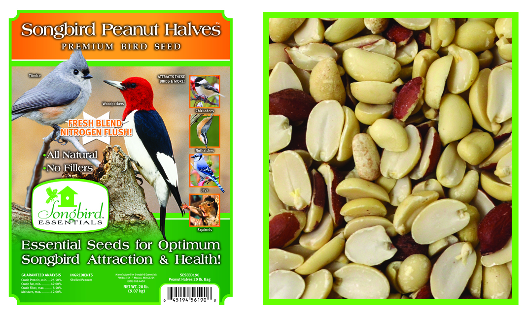 Songbird Peanut Halves, 5 LBS