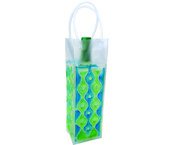 Picture of Bella Vita WAVE1BLUE-GREEN Insulated Chill Bottle Bags  Blue &amp; Green