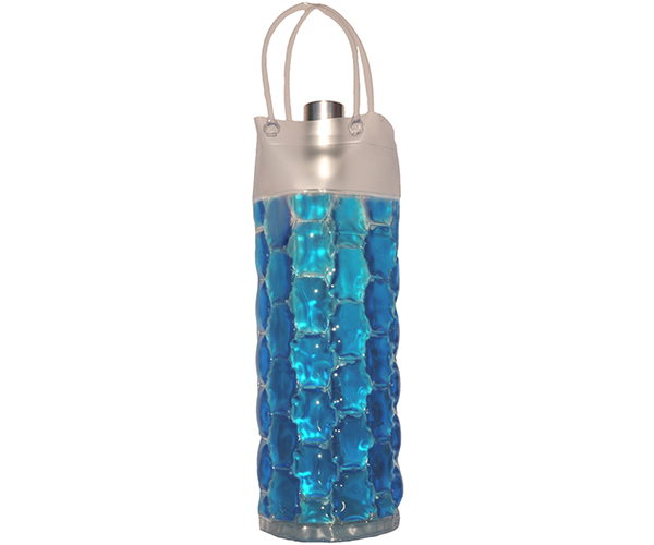 Picture of Bella Vita CHILLIT1CBLUE Cylinder Shaped Insulated Chill Bottle Bags  Blue