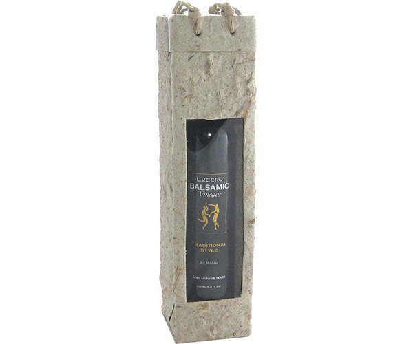 Picture of Bella Vita OB1NATURAL Handmade Paper Olive Oil Bottle Bags Natural 