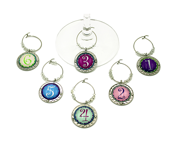 Picture of Bella Vita AWMNUMBERS Wine Marker Sets  Numbers