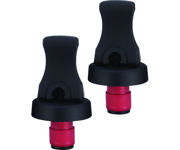 Picture of Bella Vita ABS2BLACK Sets of Bottle Stoppers  Black