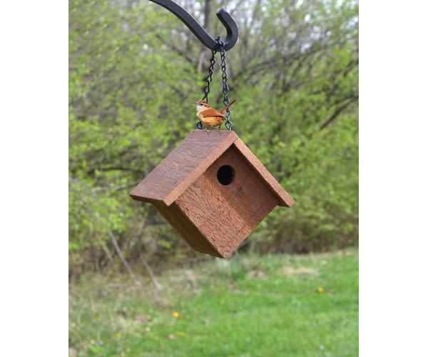 Picture of Songbird Essentials SETC116 1.12 in. Hanging Cedar Wren House
