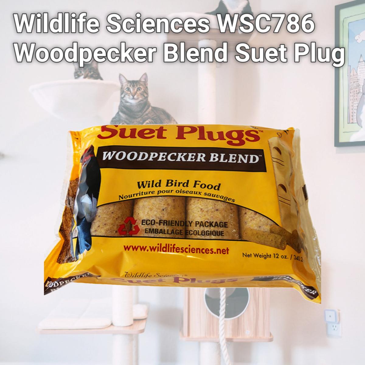 Picture of Wildlife Sciences WSC786 Woodpecker Blend Suet Plug 