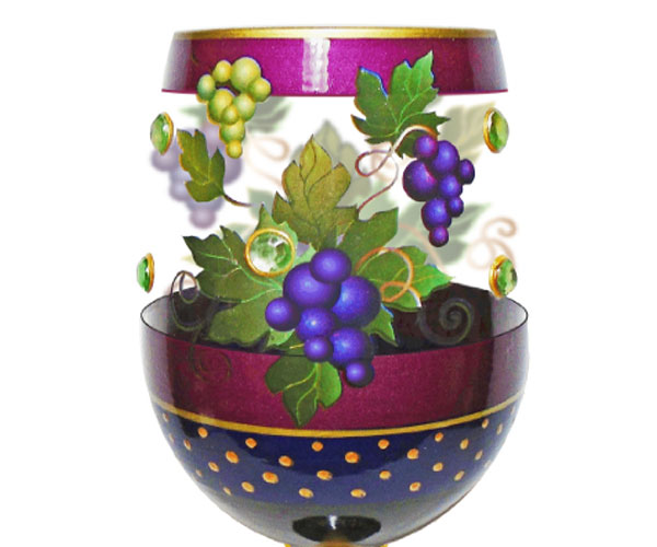 Picture of 95 & Sunny SLLIVELAUGHWINE 18 oz Live&#44; Laugh Love Wine Bottoms Up Stemless Wine Glass