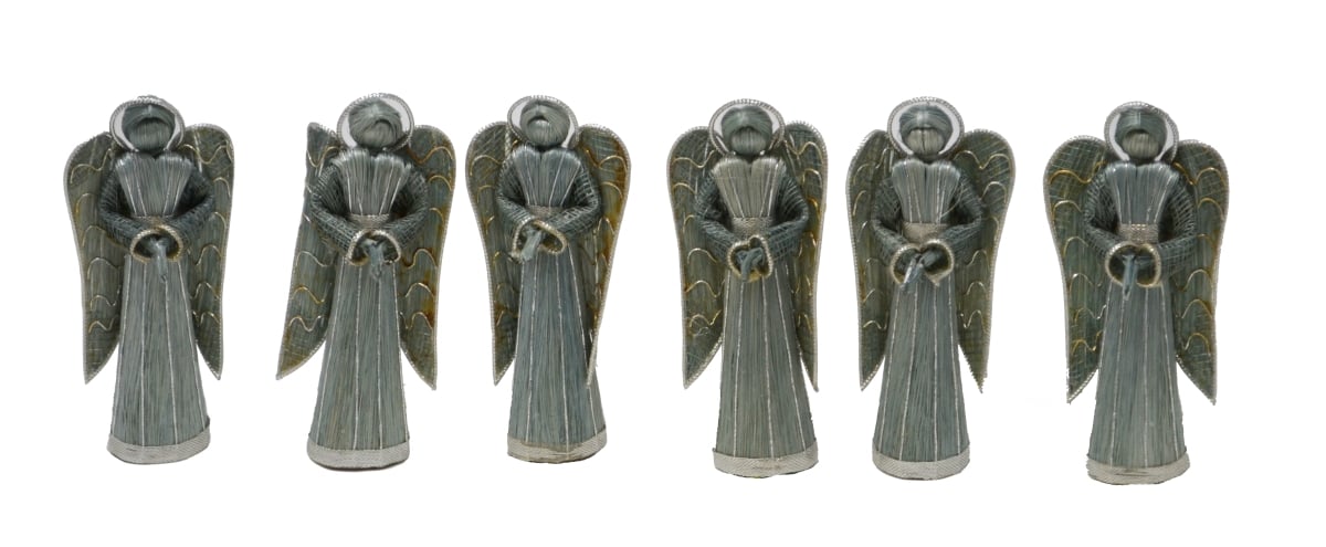 Picture of Brushart ANGEL01825 5 in. Angel T. Wave Blae Figurines 