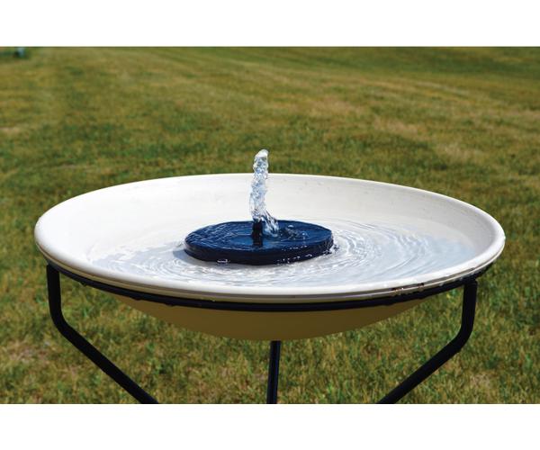 Picture of Distributed by Backyard Essentials BE300 Solar Bird Bath Bubbler