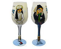 Picture of Bottoms Up - 95 & Sunny WGSKI Wine Glass Sking
