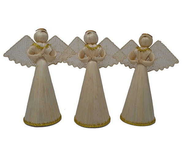 Picture of Brushart ANGEL01308 8 in. Veronica Gold Trim Figurines 