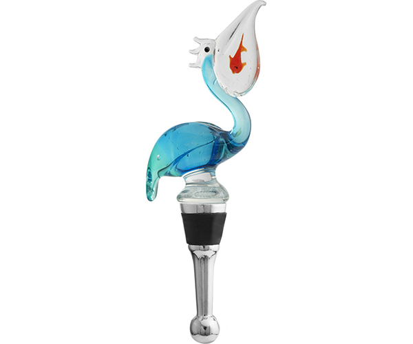 Picture of LS Arts BS-406C Pelican Coastal Collection Bottle Stopper