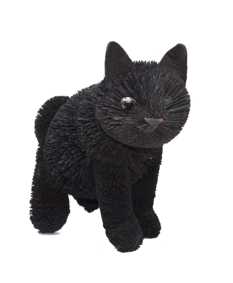Picture of Brushart BRUSH01886 9 in. Black Cat Sitting Figurines