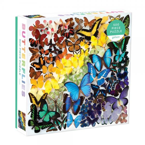 Picture of Chronicle Books CB9780735362567 Rainbow Butterflies Puzzle - 500 Piece