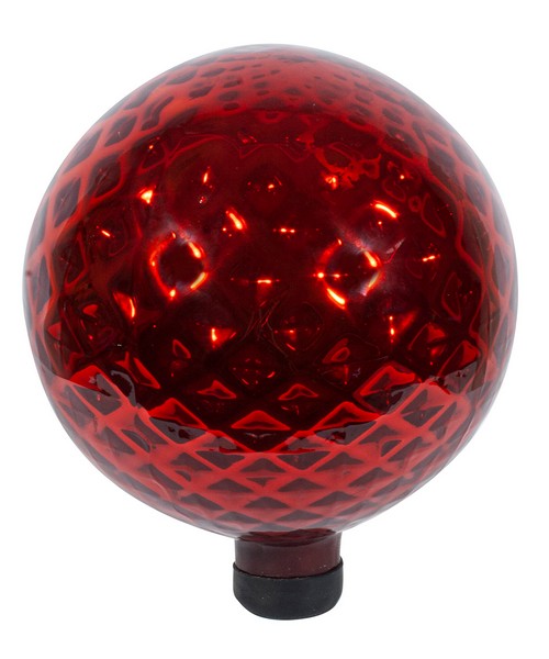 Picture of Echo Valley EV8815 10 in. Red Diamond Embossed Globe