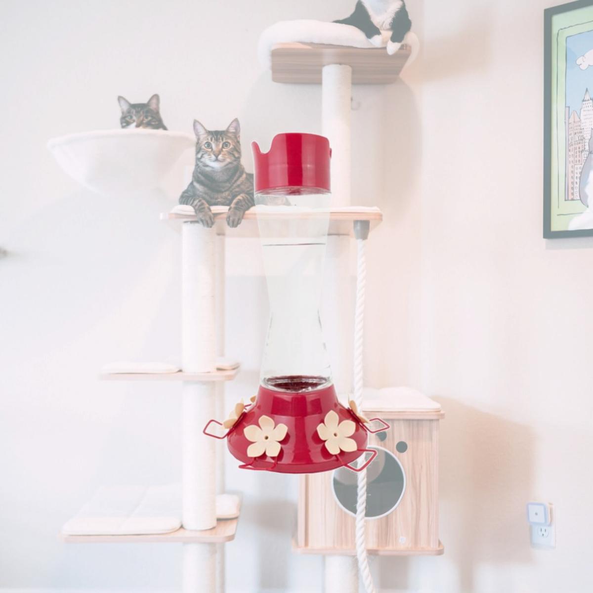 Picture of Perky Pet PP9202 20oz Top Fill Pinch Waist Glass Hummingbird Feeder
