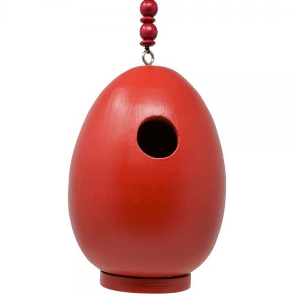 Picture of Bobbo SE3880224 Egg Bird House  Red 