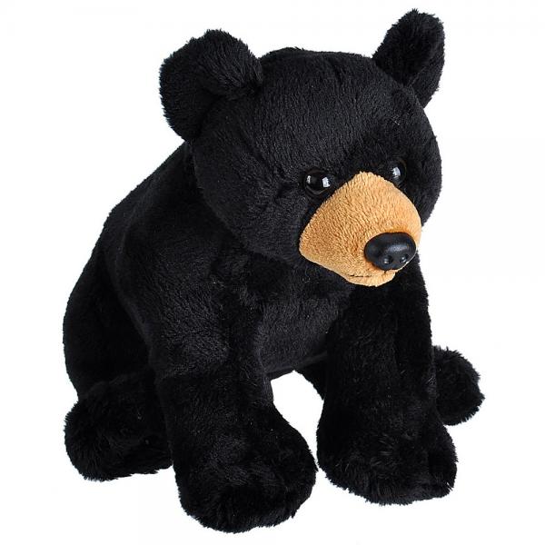 Plush Wild Calls Bear Toy  Black
