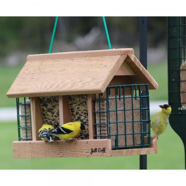 Picture of Backyard Electric Power BE141 Double Option Hopper Feeder with Suet Cages