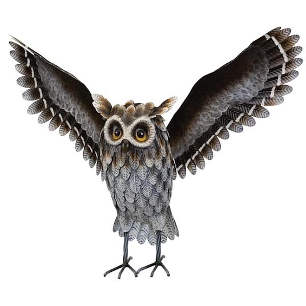 Picture of Regal Art & Gift REGAL12450 Wings Up Horned Owl&#44; Gray