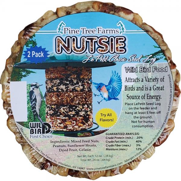 Picture of Pine Tree Farms PTF8032 Le Petit Nutsie Classic Seed Log 