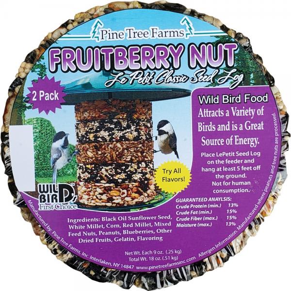Picture of Pine Tree Farms PTF8033 Le Petit Fruit Berry Nut Classic Seed Log 