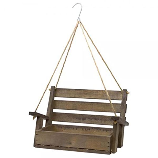 Picture of Backyard Essentials BE156 Hanging Porch Swing Feeder&#44; Brown