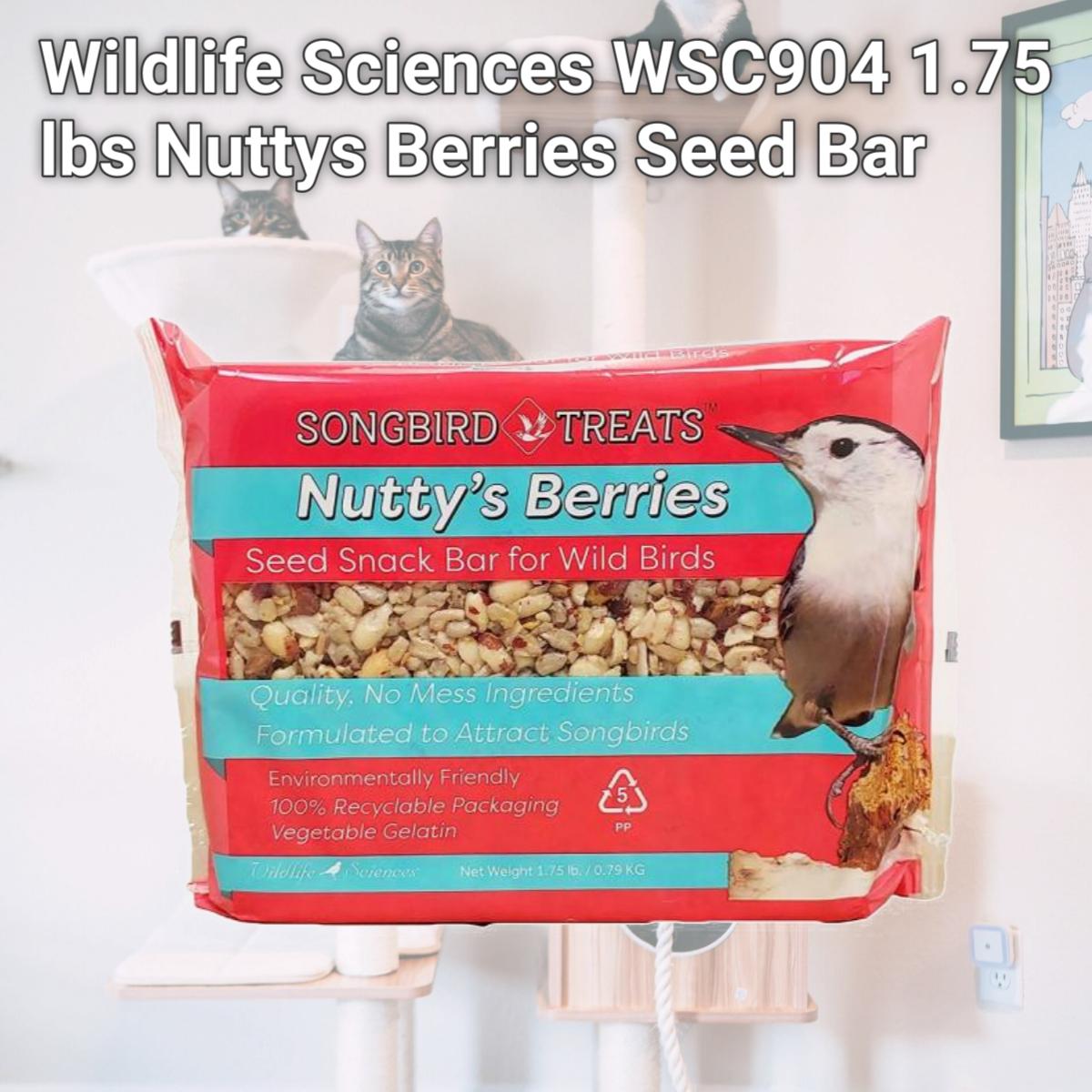 Picture of Wildlife Sciences WSC904 1.75 lbs Nuttys Berries Seed Bar