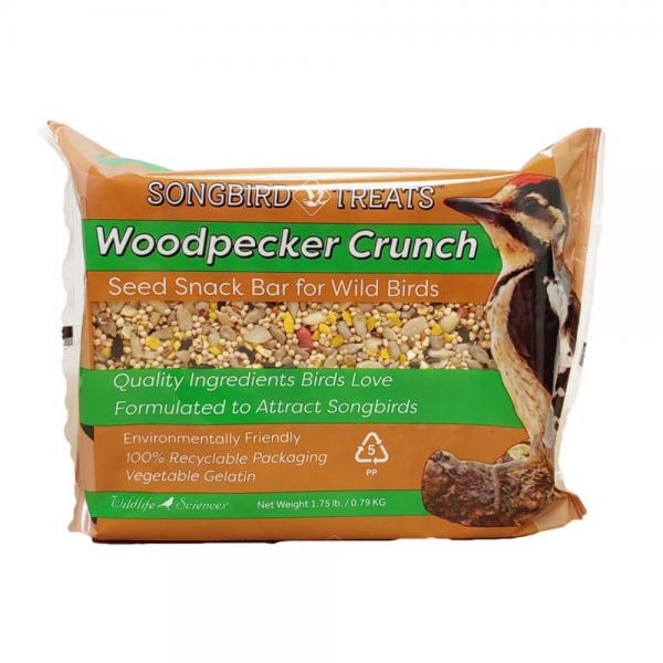 Picture of Wildlife Sciences WSC911 8 oz Woodpecker Crunch Seed Bar 