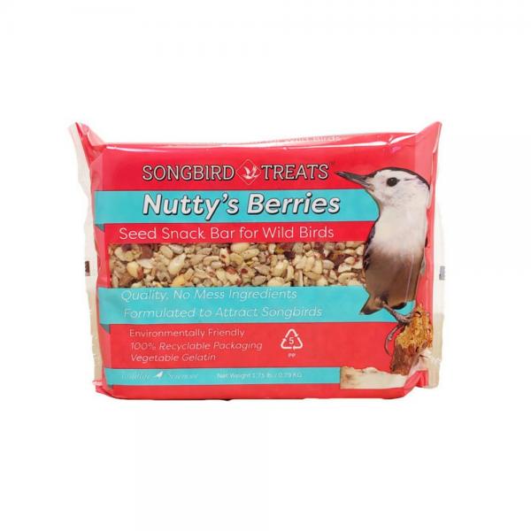 Picture of Wildlife Sciences WSC914 8 oz Nuttys Berries Seed Bar
