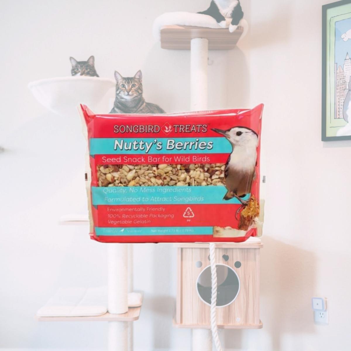 Picture of Wildlife Sciences WSC914 8 oz Nuttys Berries Seed Bar